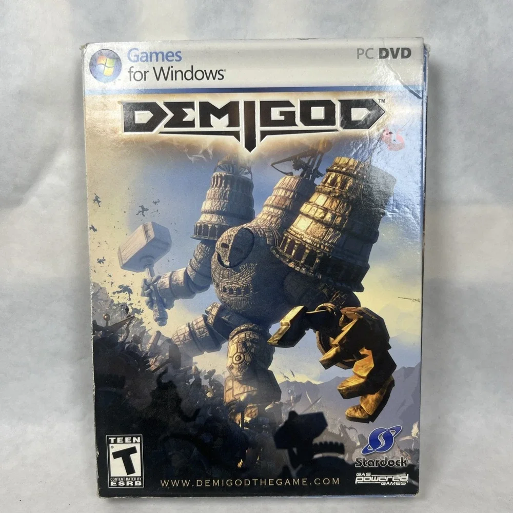 Demigod PC Video Game For Windows Stardock,‎ New in Box Sealed